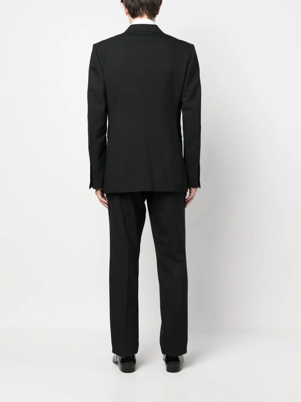 Tom Ford Peak-lapel Wool Suit In Schwarz