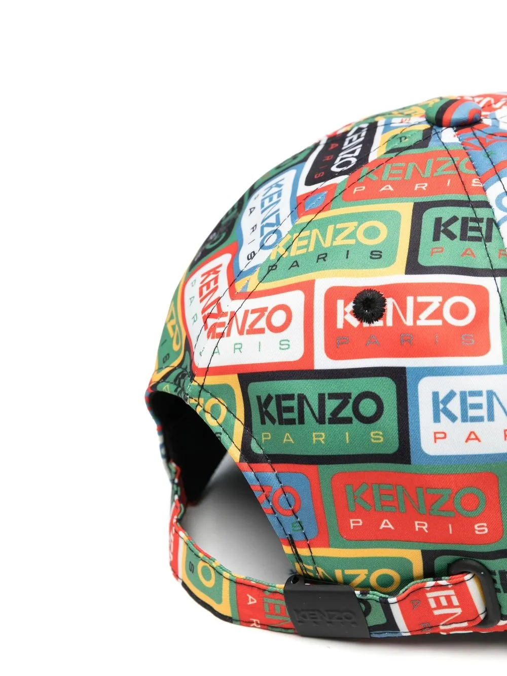 KENZO LOGO-PRINT BASEBALL CAP