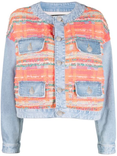 DSQUARED2 panelled button-front denim jacket Women