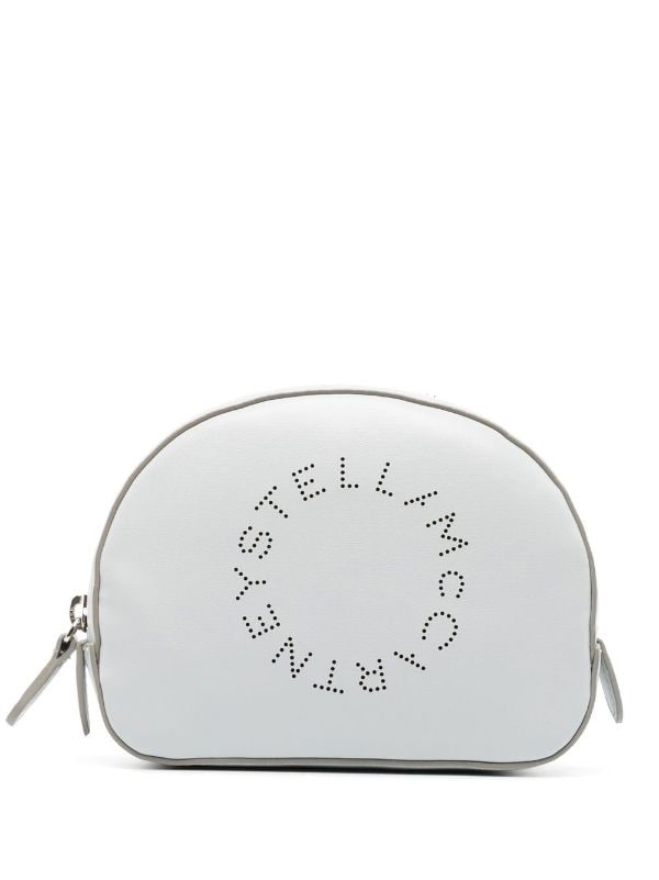 Folde bestyrelse tilpasningsevne Stella McCartney perforated-logo Makeup Bag - Farfetch
