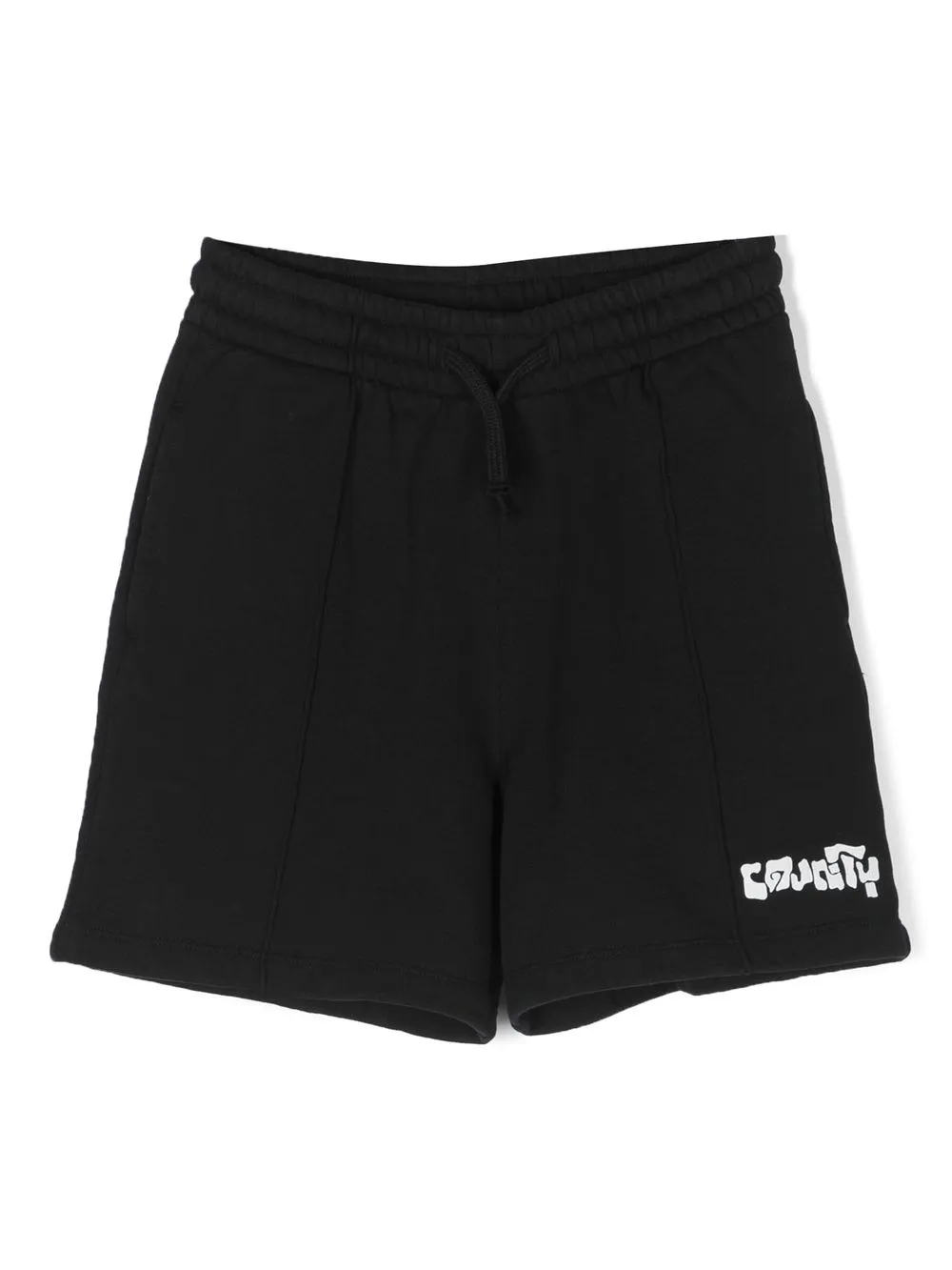 

Marcelo Burlon County Of Milan Kids shorts deportivos con estampado gráfico - Negro