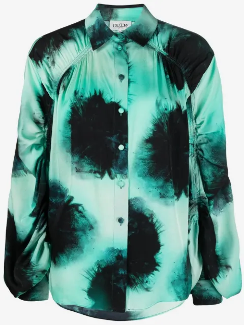Del Core abstract-print shirt