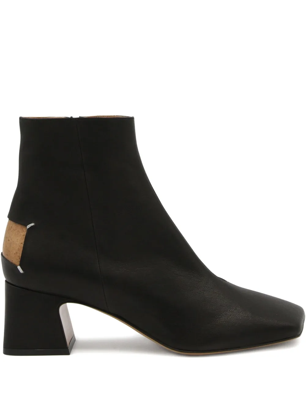 Maison Margiela Décortiqué 60mm four-stitch boots Zwart