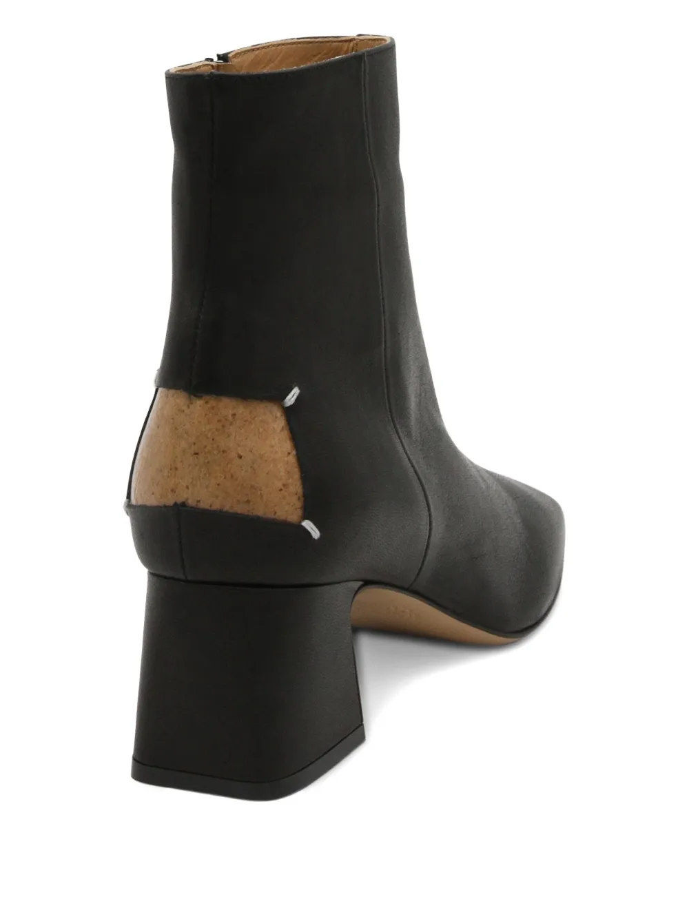 Maison Margiela Décortiqué 60mm four-stitch boots Zwart