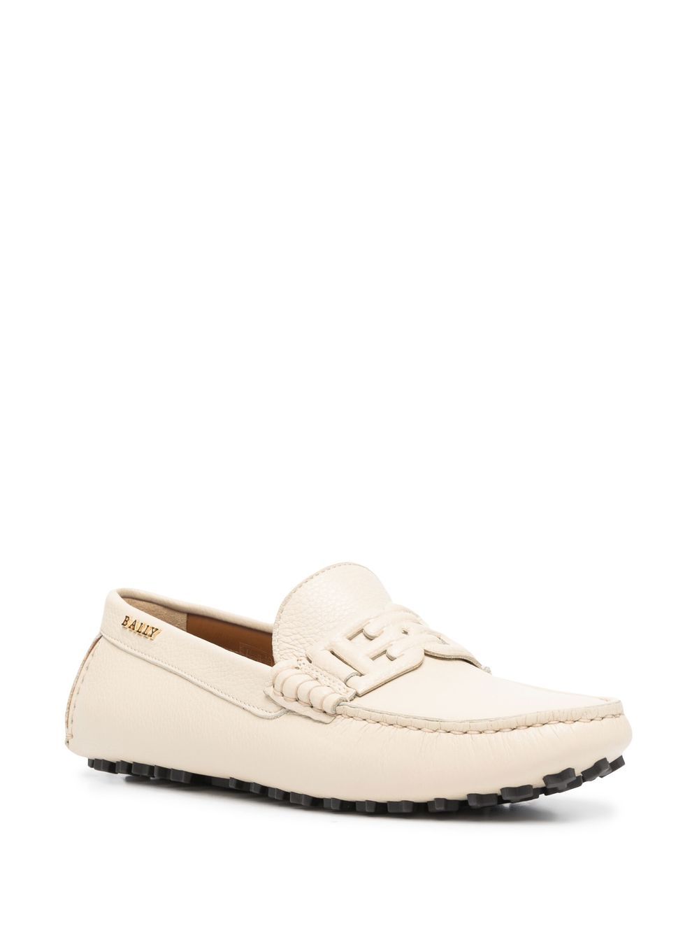 Bally Leyla loafers met logoplakkaat - Beige