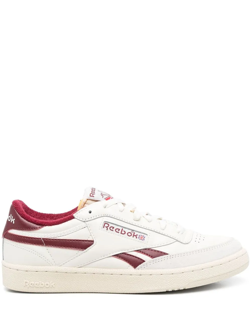 Reebok Side Logo-patch Low-top Sneakers In Nude