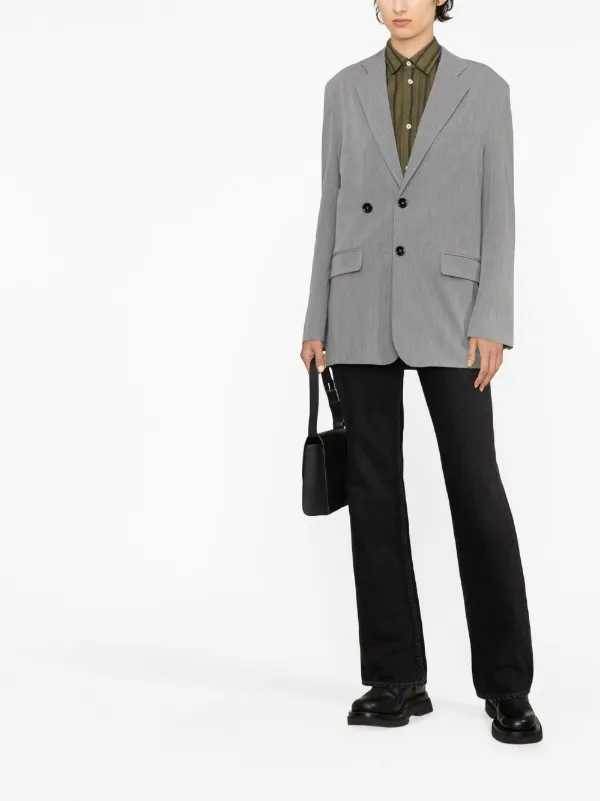 MM6 Maison Margiela シングルジャケット | グレー | FARFETCH JP