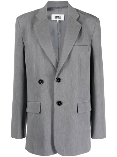 MM6 Maison Margiela single-breasted boxy blazer Women