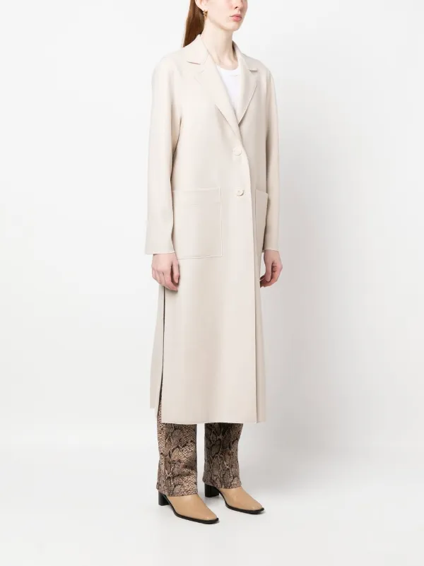 Harris Wharf London サイドスリット トレンチコート Harris Wharf London サイドスリット トレンチコート