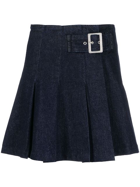 Reformation Billie pleated mini skirt