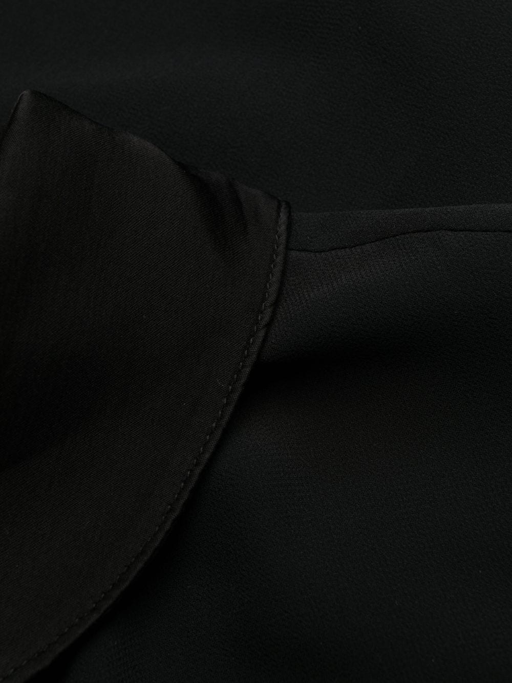 Shop Sleeper Long-sleeve Sheer Blouse In Black