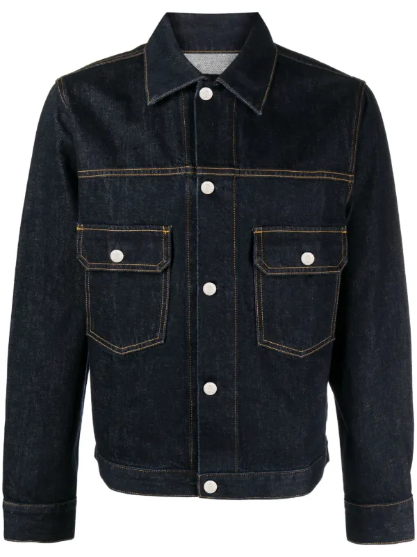 Helmut lang zip denim hot sale jacket