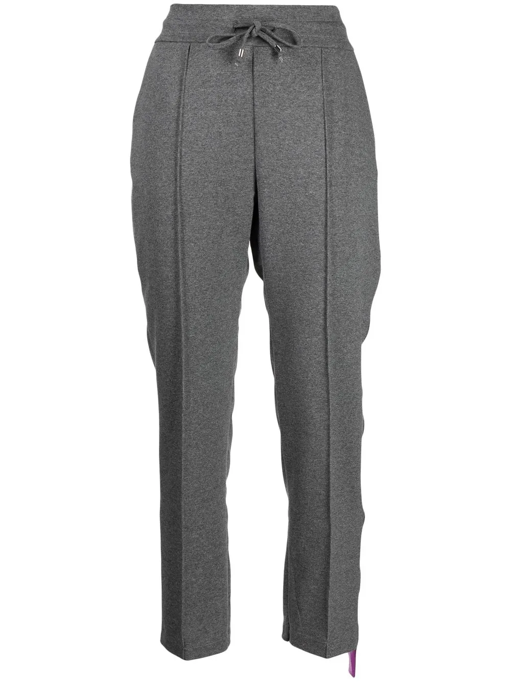 

Madison.Maison laminated-band knit pants - Grey