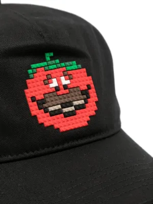 black Baseball hat rhinestone embellished \