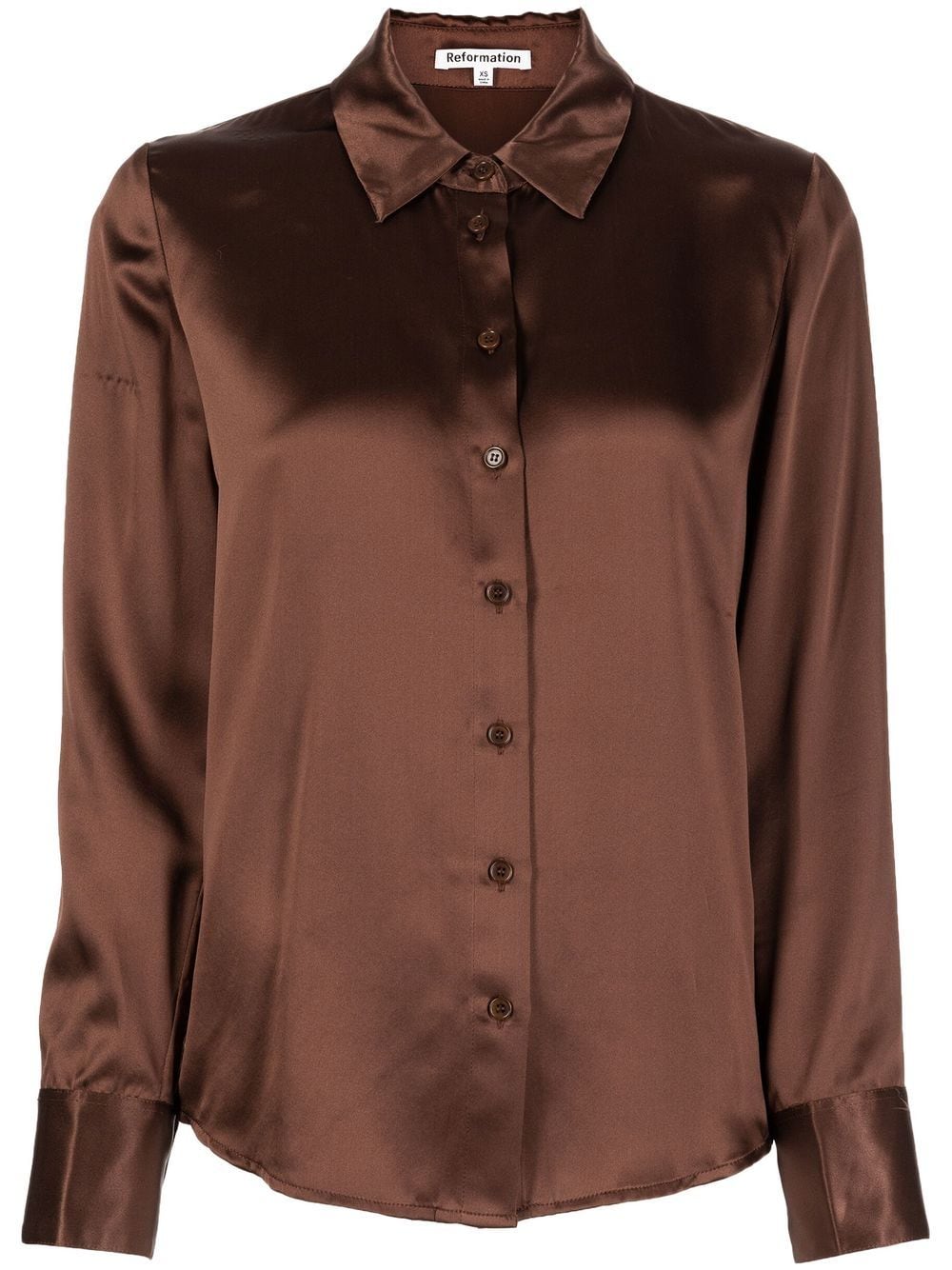 Reformation button-up Silk Shirt - Farfetch