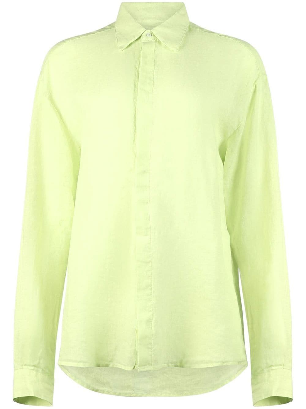 Rta Sierra Long-sleeved Shirt In Acid Lime