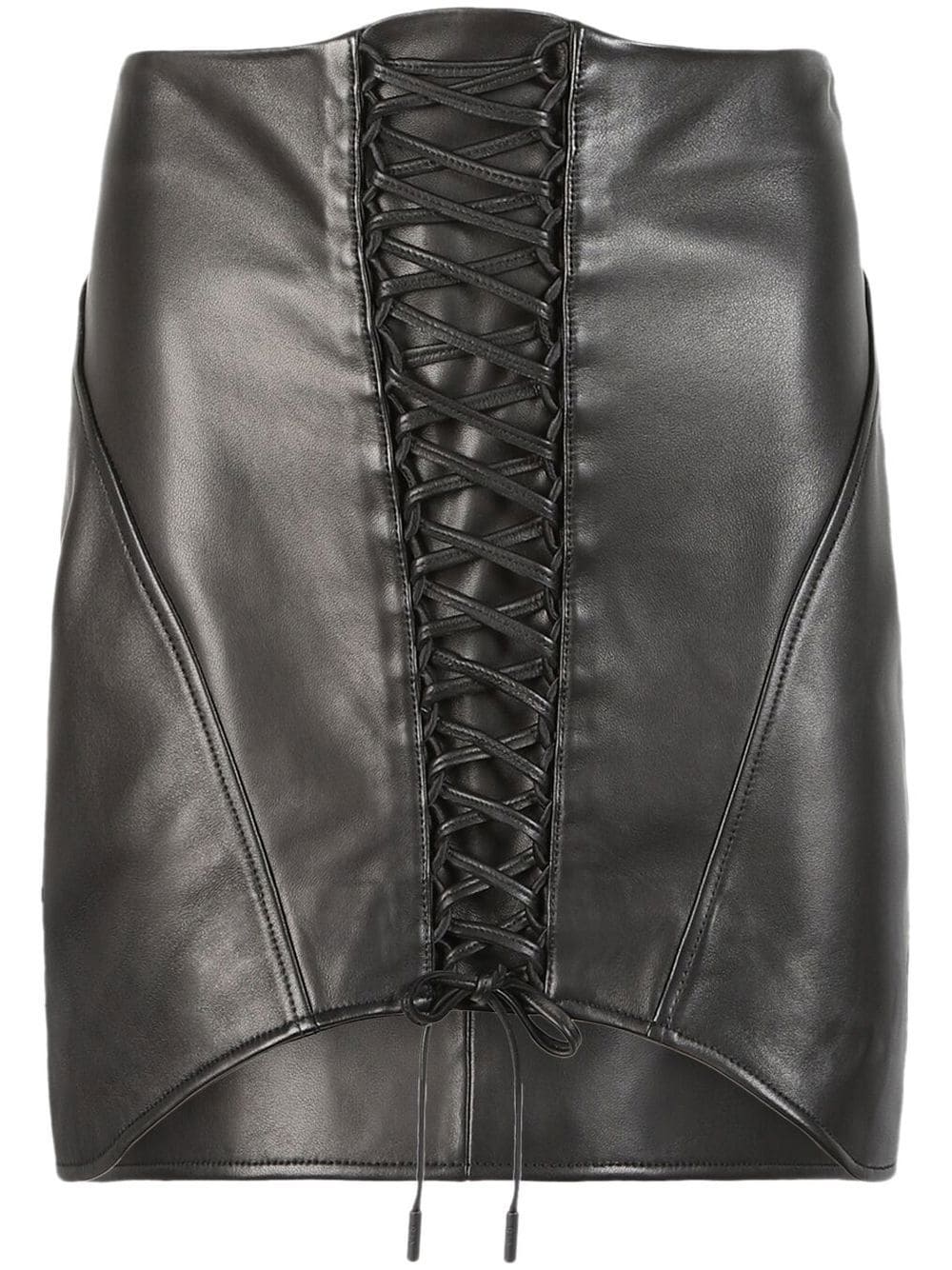 Shop Rta Benedita Corset Mini Skirt In Black
