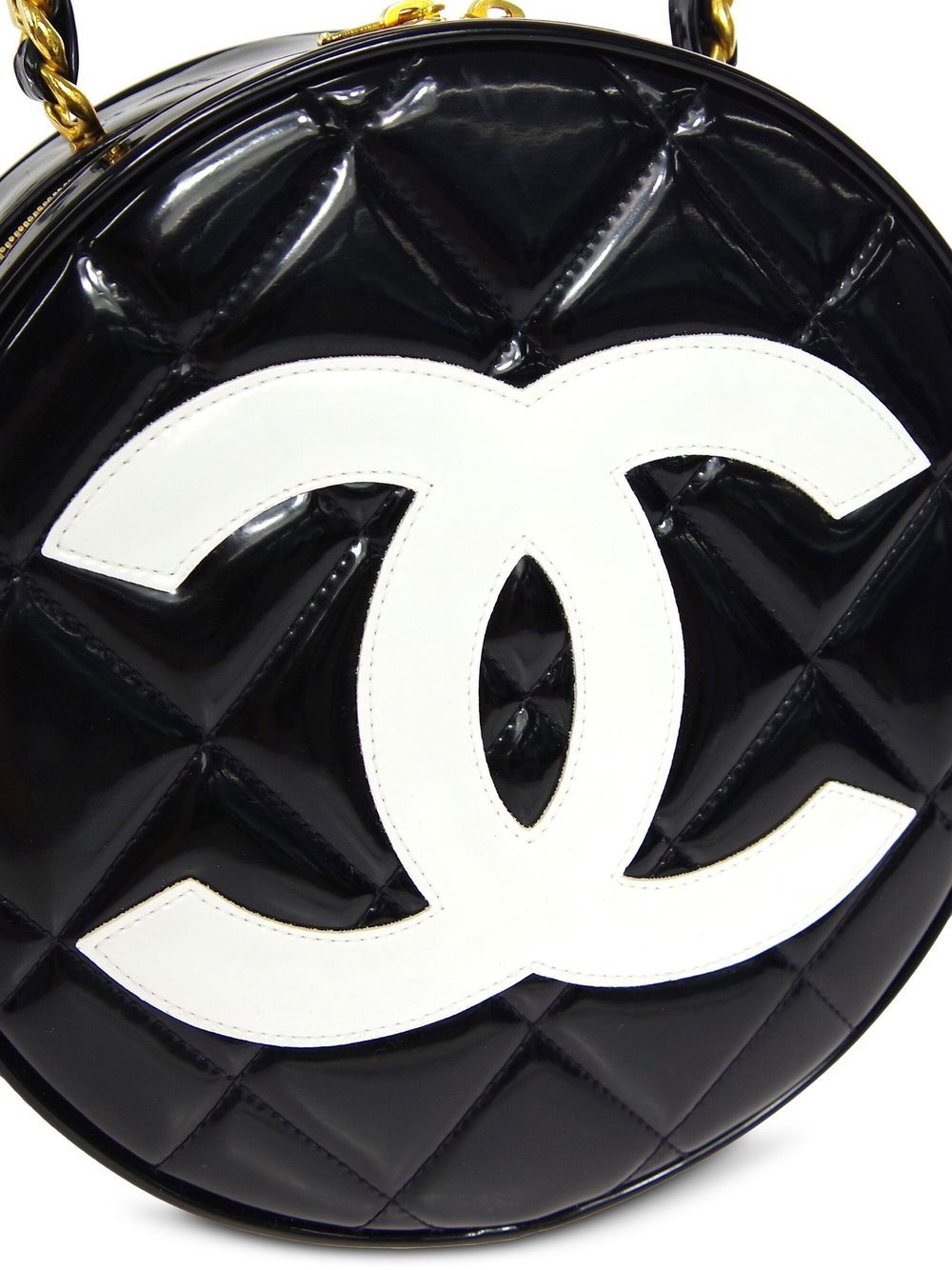 CHANEL 1995 Vanity diamond-quilted tote bag Women