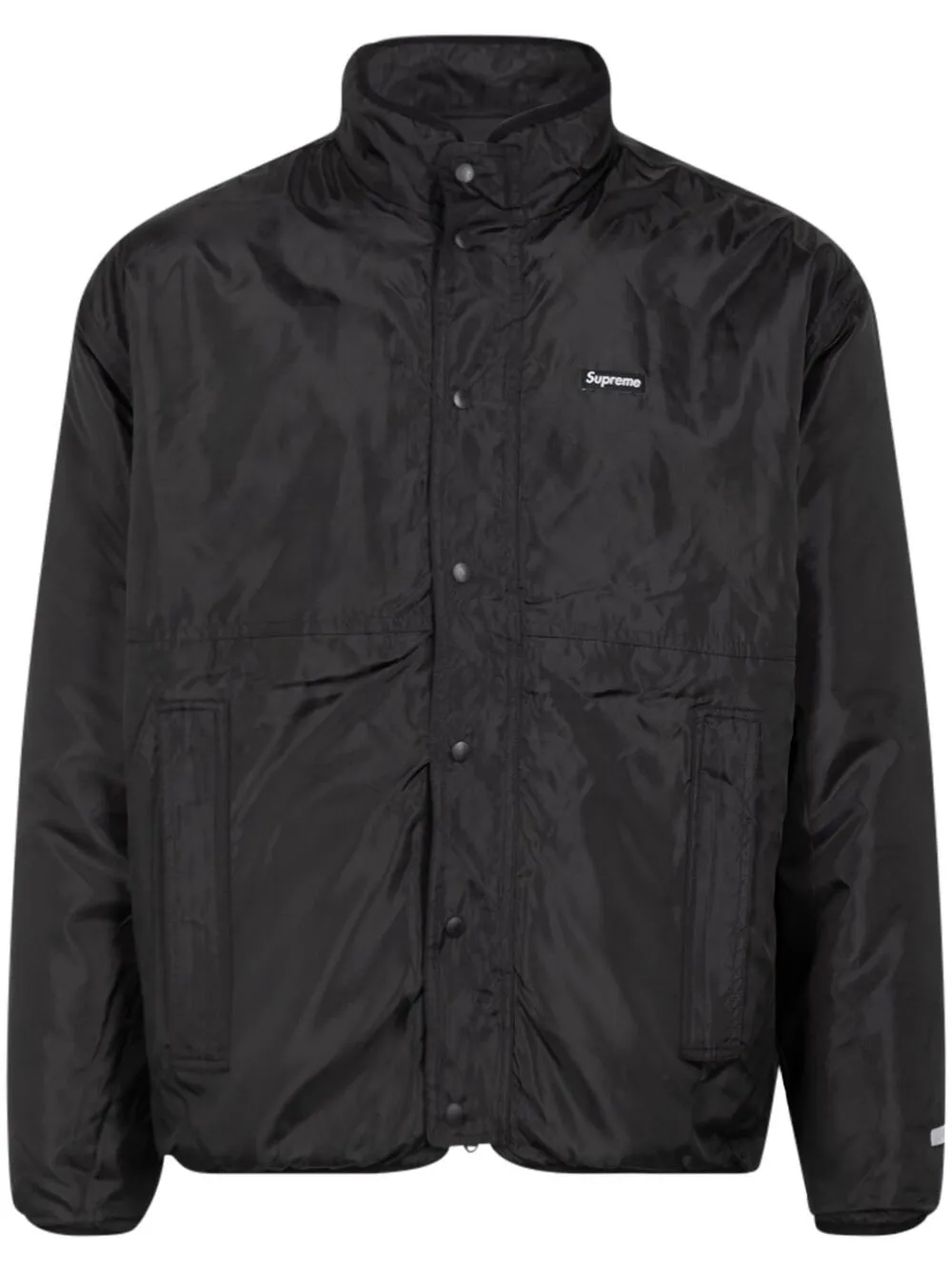 Supreme Wendbare Geo Fleecejacke In Black