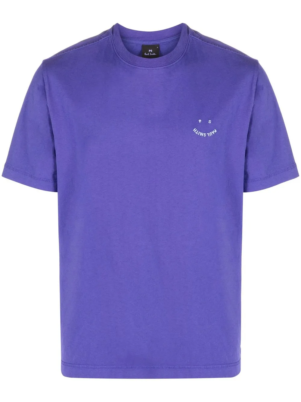 

PS Paul Smith Happy logo-embroidered T-shirt - Purple