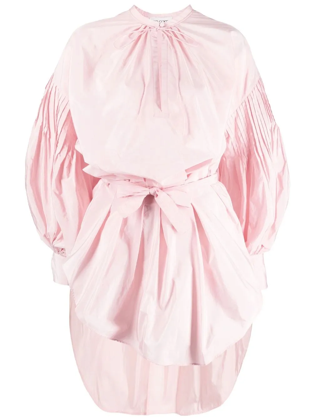 

Del Core wide-sleeved pleated blouse - Pink