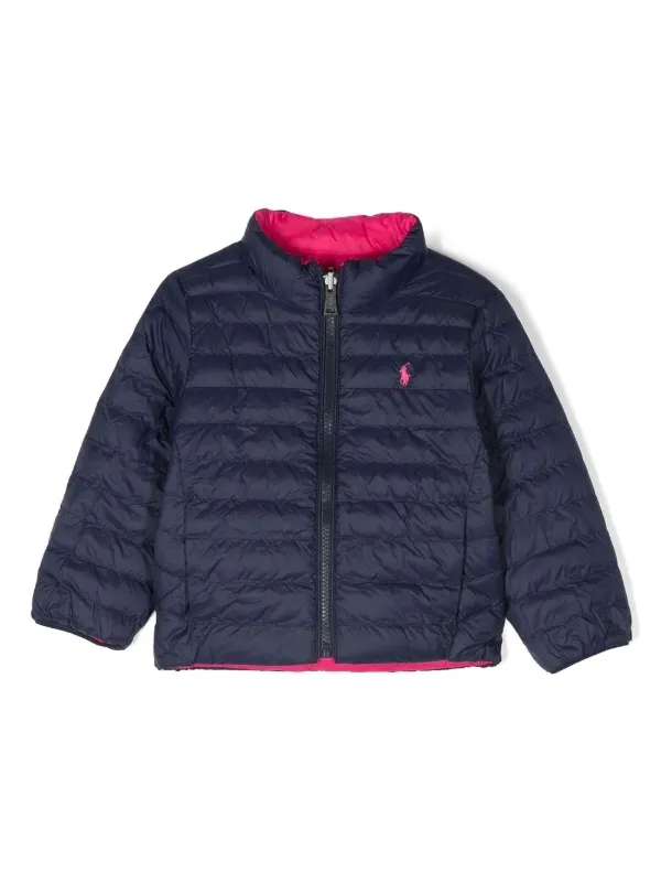 POLO RALPH LAUREN KIDS Piumino Reversibile Rosa FARFETCH IT