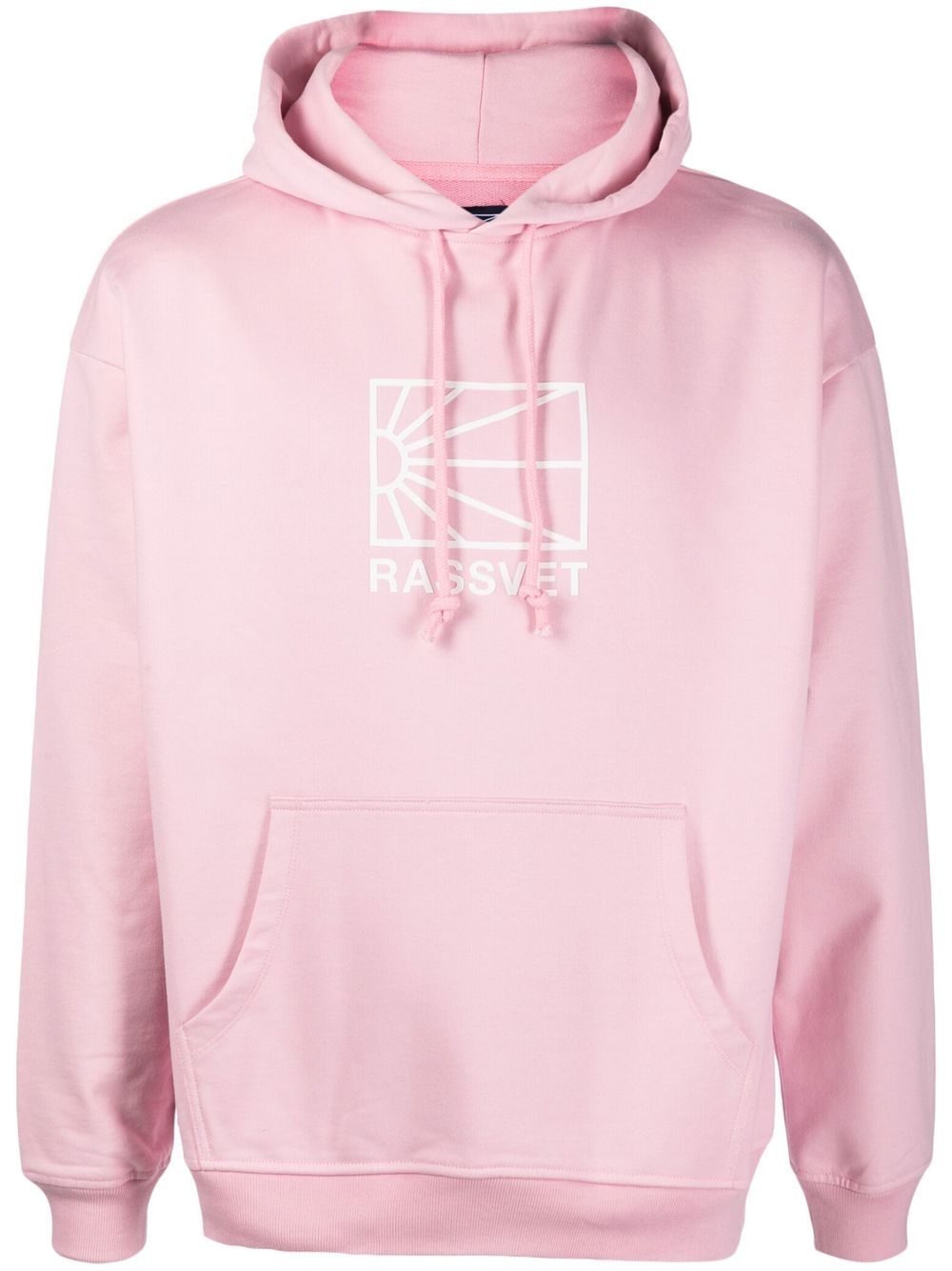 

PACCBET logo-print pullover hoodie - Pink