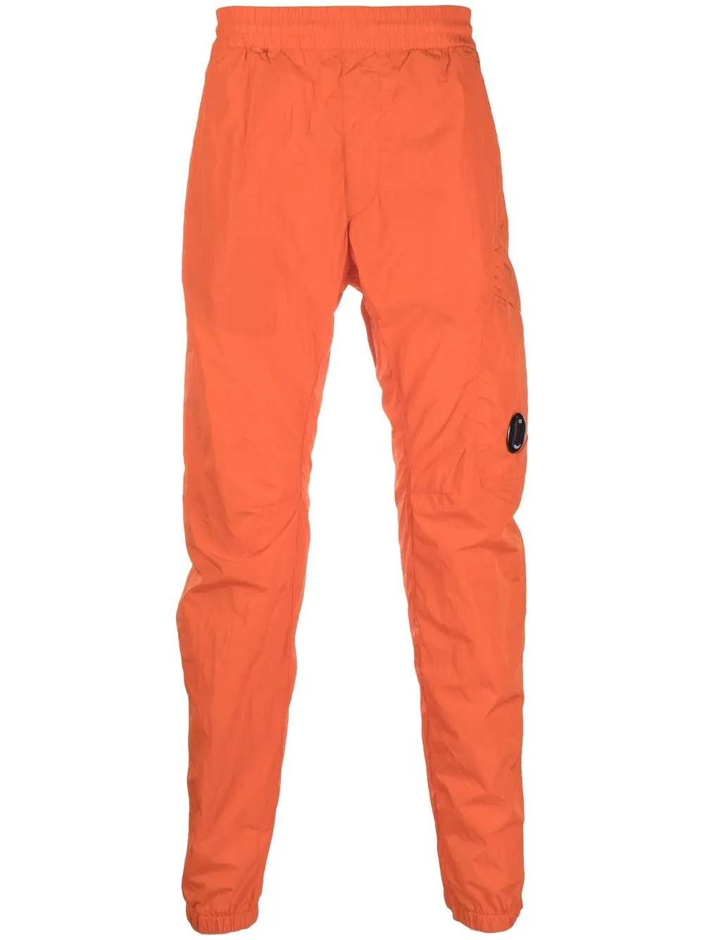 

C.P. Company logo-plaque technical track pants - Orange