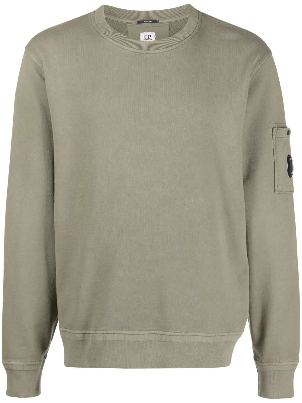 

C.P. Company logo-patch cotton sweatshirt - Green