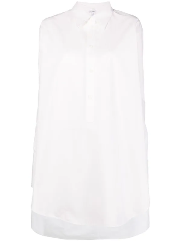 ワンピース Loewe Loewe Double Layer Poplin Shirt Dress Loewe layered poplin shirt dress | farfetch | REVERSIBLE