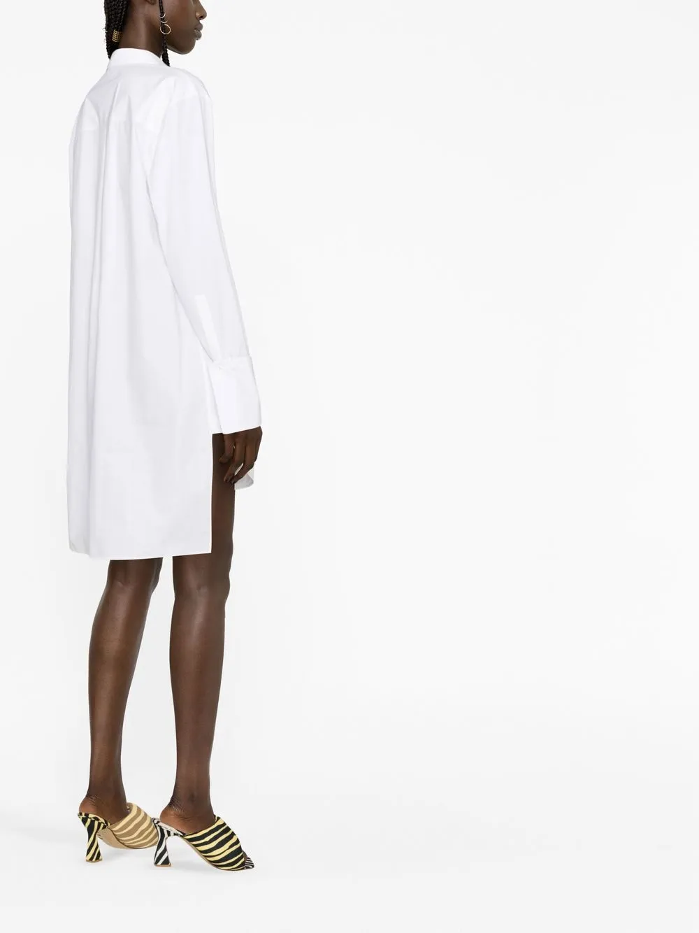 LOEWE Blousejurk van popeline Wit