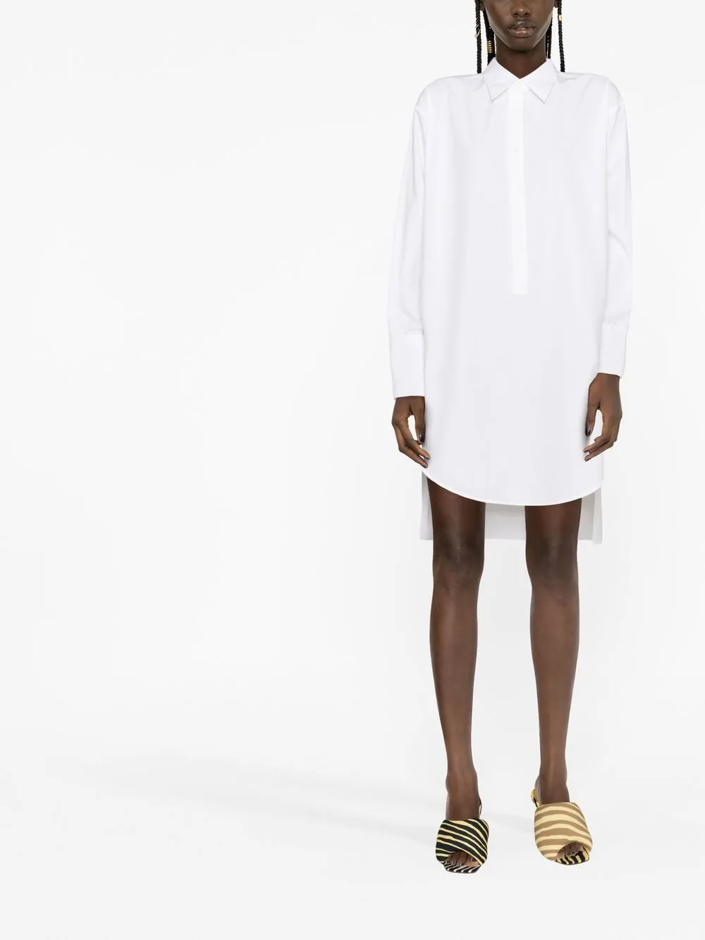 LOEWE Blousejurk van popeline - Wit