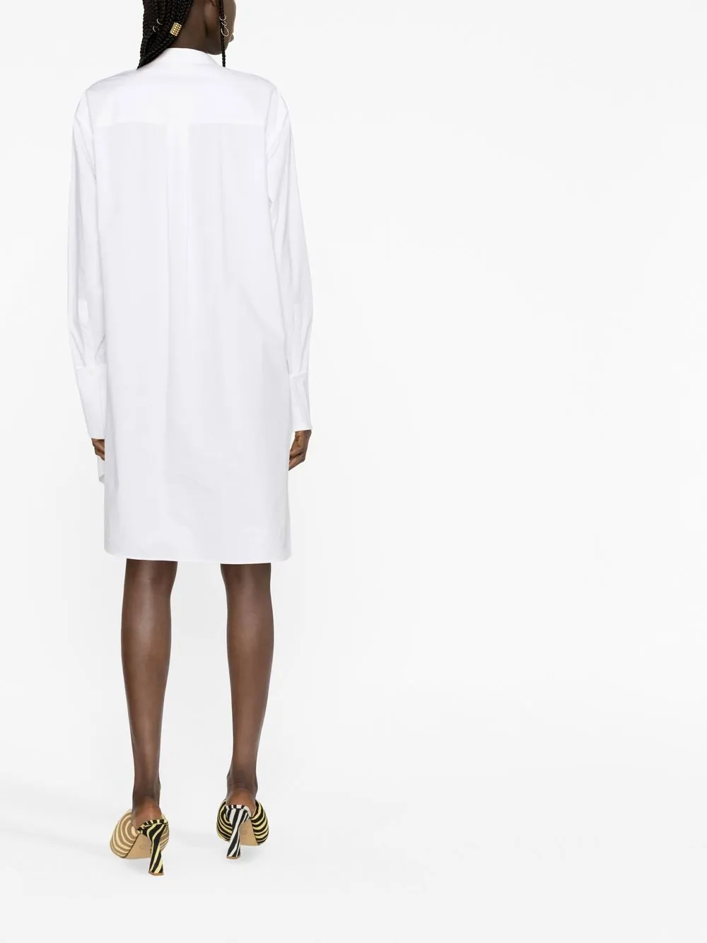 LOEWE Blousejurk van popeline Wit