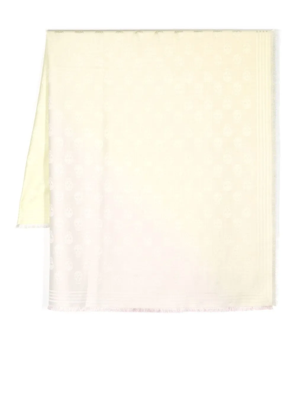 

Alexander McQueen Ombre Biker 13 jacquard scarf - Yellow