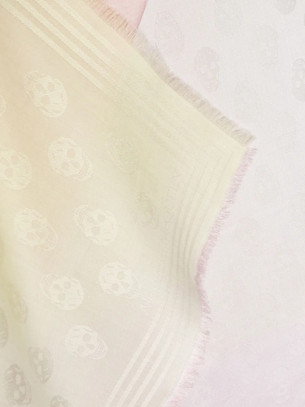 Alexander McQueen Sjaal met jacquard - Geel