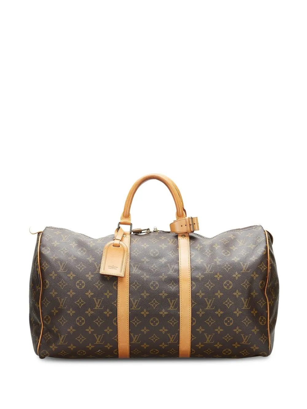 

Louis Vuitton 1992 pre-owned monogram Keepall 50 travel bag - Brown