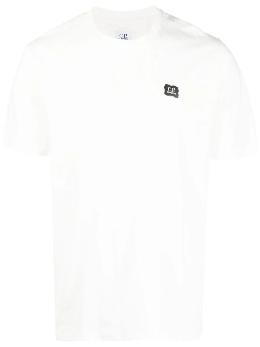 C.p. Company Short-sleeve Cotton T-shirt In Weiss