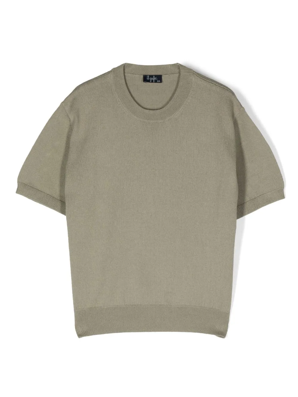 

Il Gufo knitted cotton T-Shirt - Green