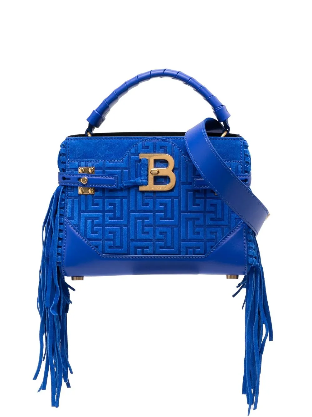 

Balmain tote B-Buzz con monograma - Azul