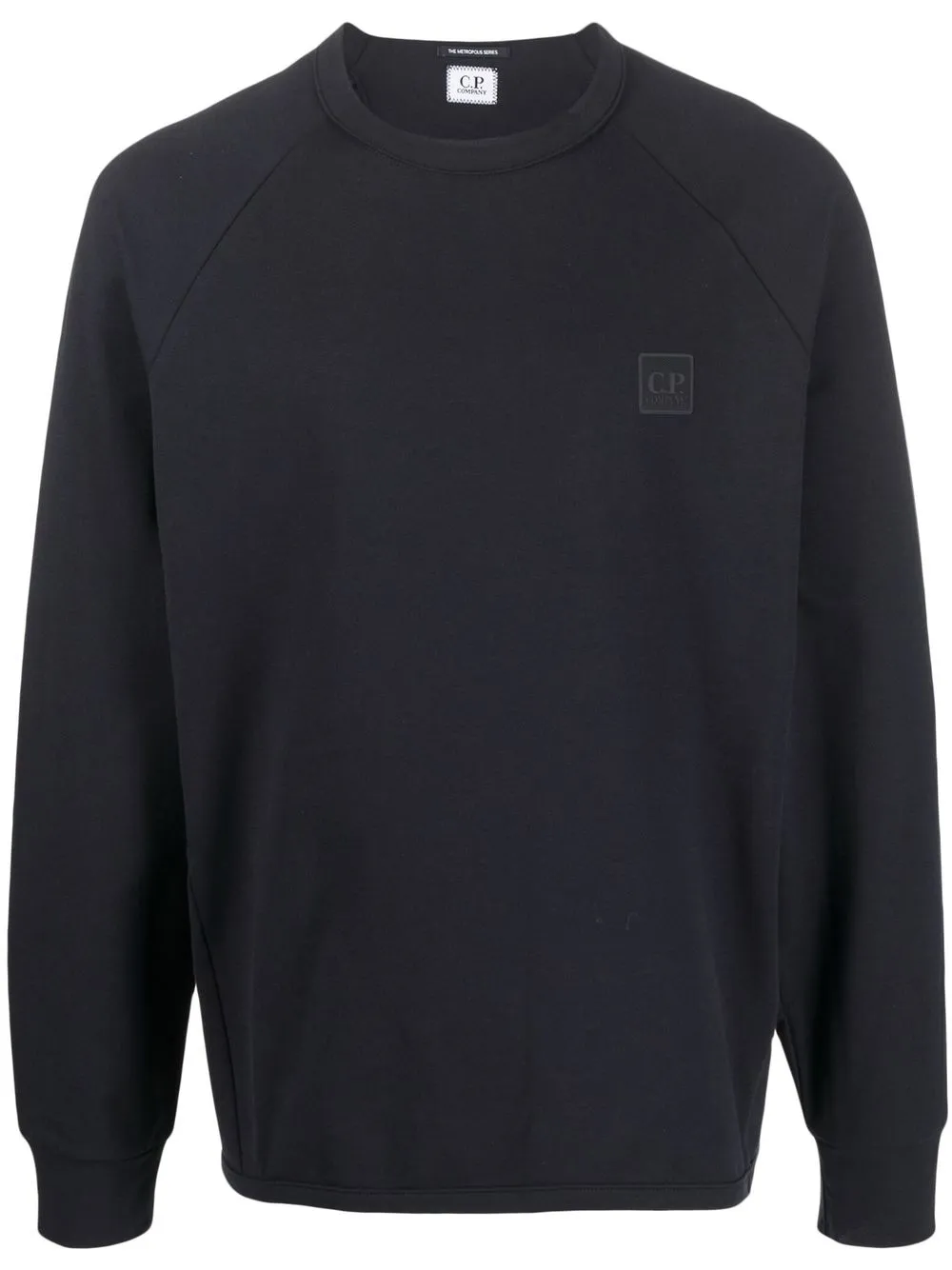 

C.P. Company logo-patch raglan-sleeve sweatshirt - Blue