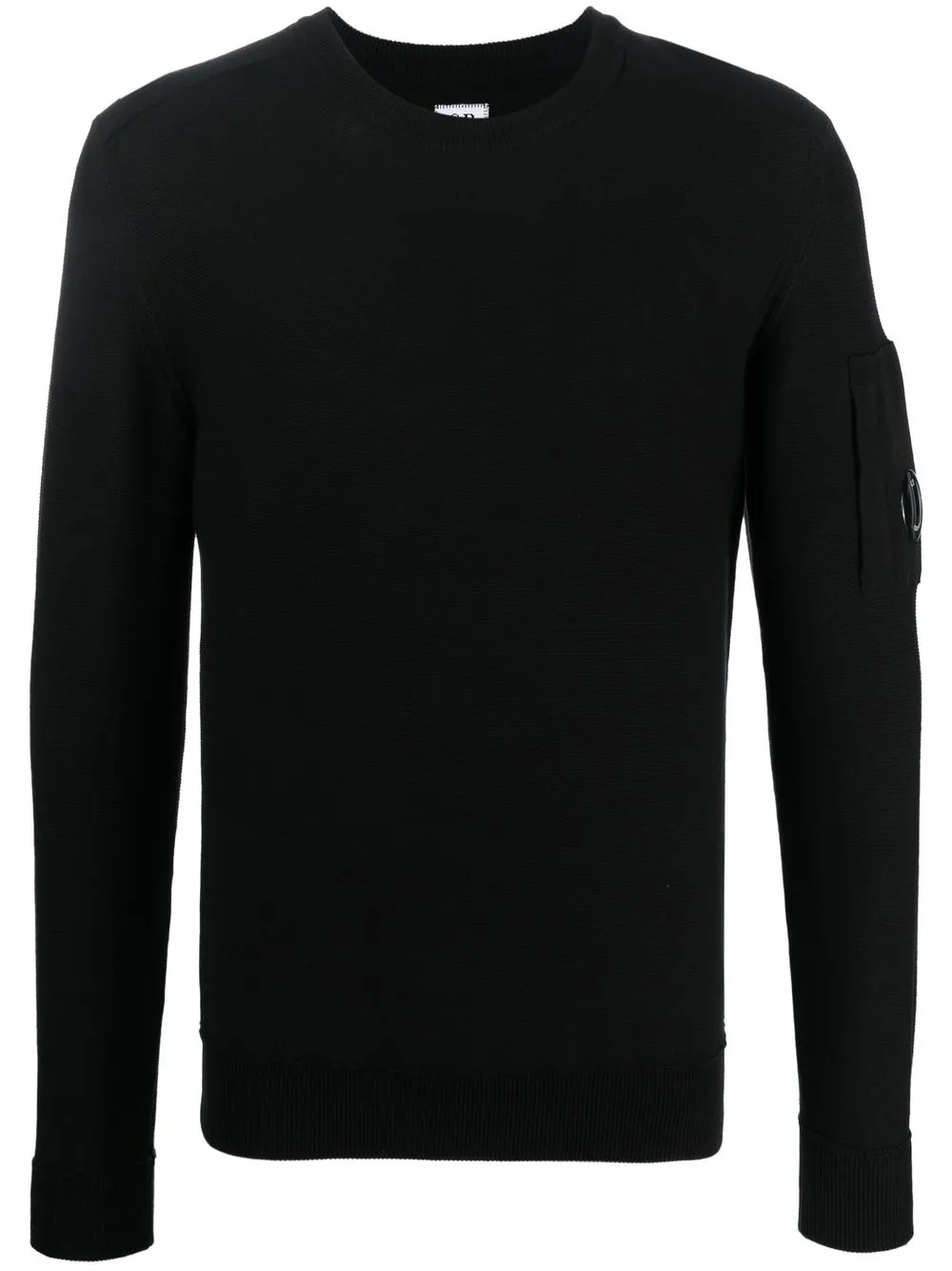 

C.P. Company Lens-detail crew-neck jumper - Black