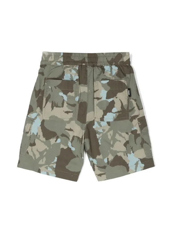 Aspesi Kids カモフラージュ ショートパンツ | グリーン | FARFETCH JP