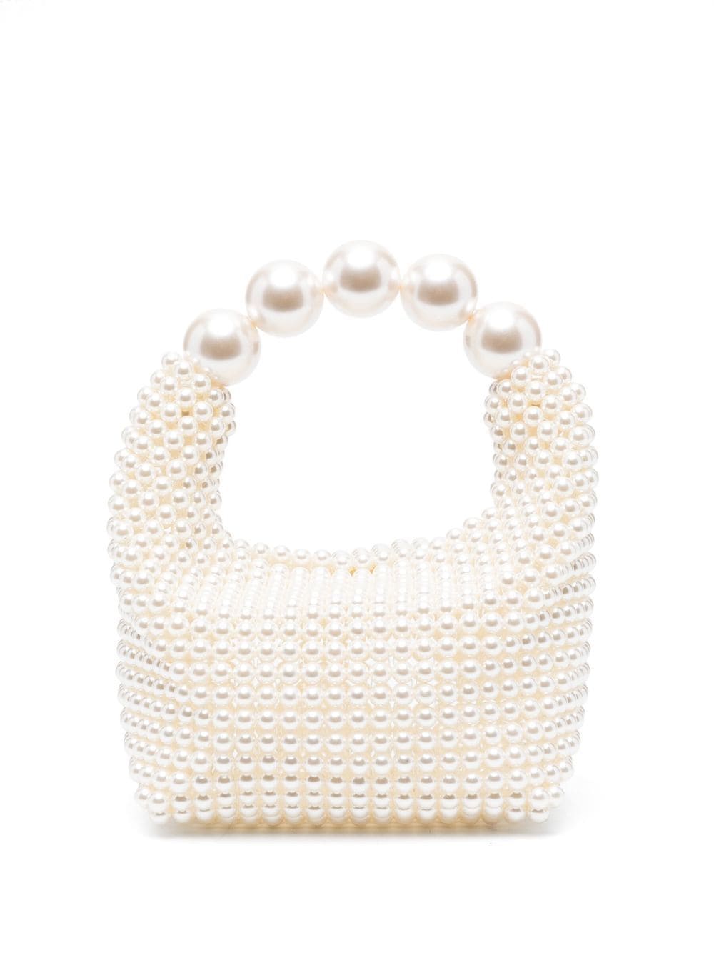 

Vanina faux pearl-detail shoulder bag - White