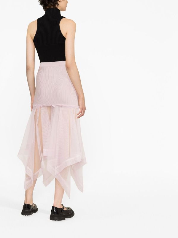 Zara pink outlet tulle skirt