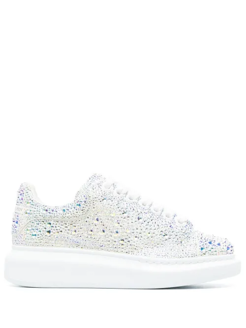 Baskets Oversized à ornements en cristal - Alexander McQueen - Modalova