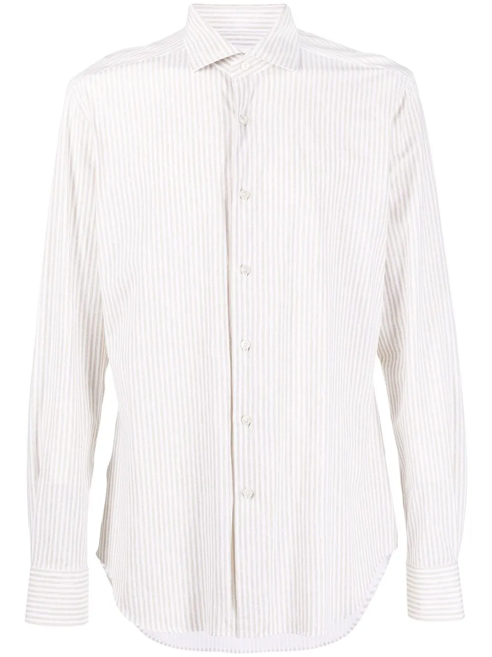 

Xacus pinstripe long-sleeve shirt - White