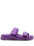 GIABORGHINI x Pernille Teisbaek double-strap slides - Purple