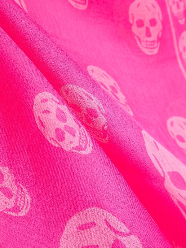 skull print scarf