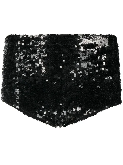 P.A.R.O.S.H. shorts bordados con lentejuelas