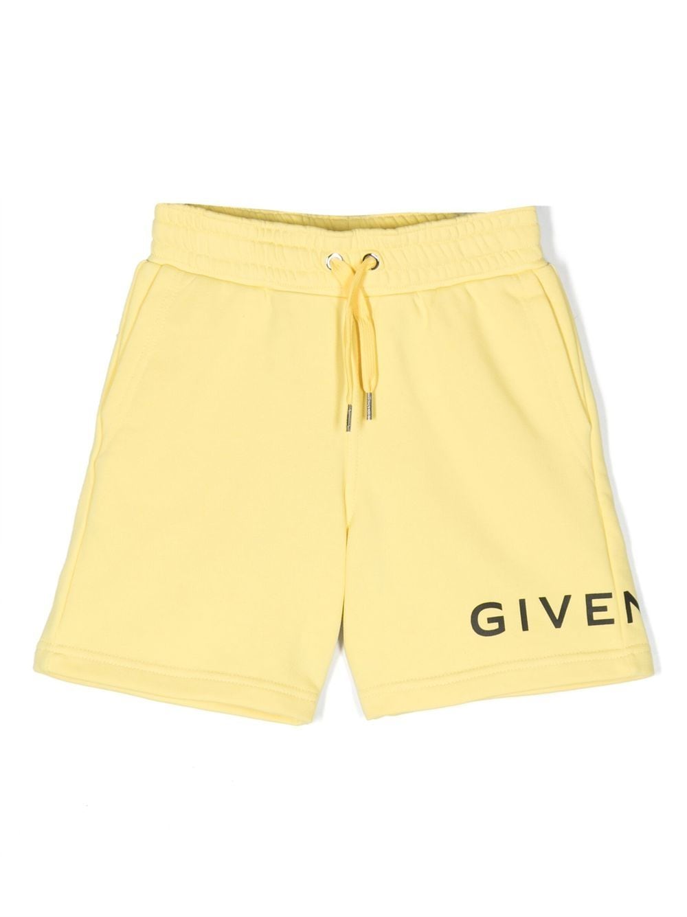 Givenchy Kids' Logo-print Shorts In Yellow